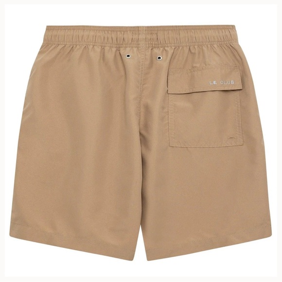 Le Club Sand Mid Beige Shorts - Picture 2 of 4